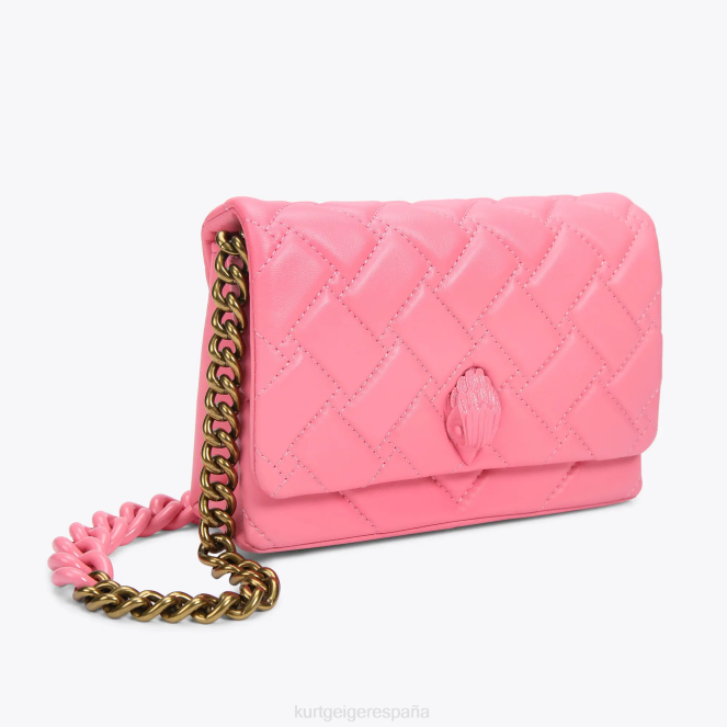 Kurt Geiger mujer mini kensington de londres 2LPR78 | bolsas rosa